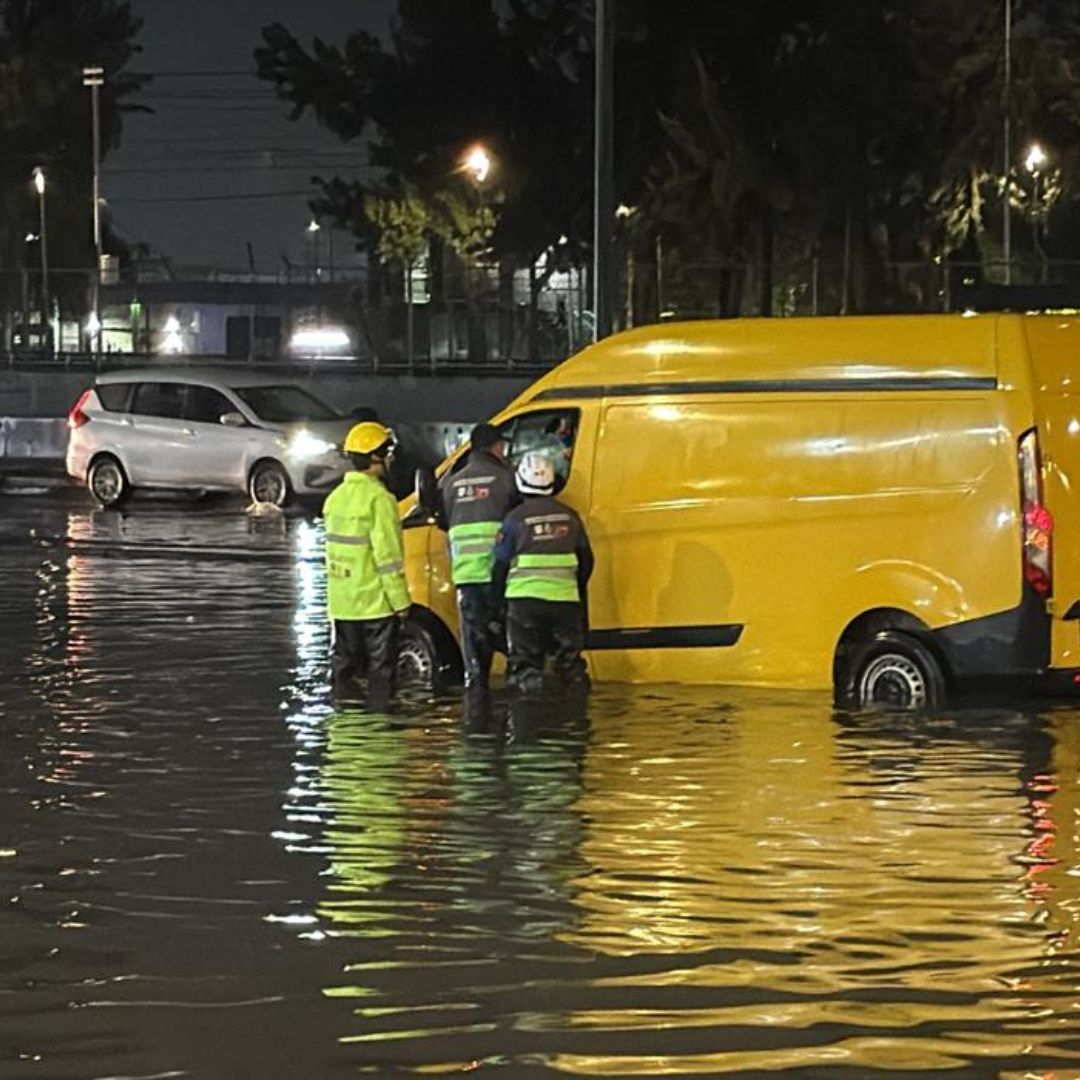 Lluvia del Viernes Inunda la CDMX y Edomex Foto: N+